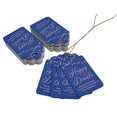 thumbnail image 3 of Inkdotpot Happy Diwali Bottle Tag Real Rose Gold Foil Favor Hang Tags 50 Pack, 3 of 6