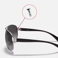 thumbnail image 2 of Vis de Remplacement pour Ray-Ban RB3386 RB3379 RB3364 RB3697 Lunettes de Soleil Kit de Réparation de Lunettes Tournevis Gratuit (Argent), 2 of 4