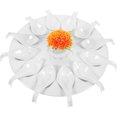 thumbnail image 1 of OULII Egg Serving Tray Deviled Eggs Tray White Plastic Use 1Set, 1 of 7
