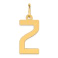 thumbnail image 1 of Diamond2Deal 14K Pendentif Initiale Lettre Z en Or Jaune pour Femmes, 1 of 3
