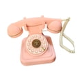 thumbnail image 3 of Luzkey Audio Guest Book Wedding Phone Message er Phone Old Fashioned Decorative Retro Design Table Telephone for Birthday Decor Pink, 3 of 8