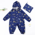 thumbnail image 2 of PMVFHDE Imperméable Imperméable pour Enfants, Imperméable, Manteau Imperméable pour Filles, à Capuche Imperméable, Intégré Imperméable, Imperméable d'Extérieur Réutilisable Bleu, 2-3 Ans, 2 of 6