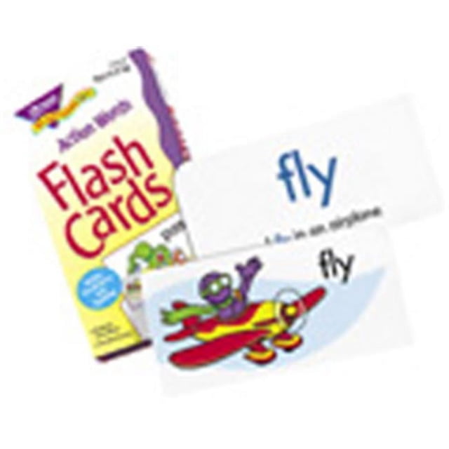 Trend Enterprises T-53013 Cartes Éclair Mots d'Action-96/boîte