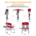thumbnail image 3 of King Camp Folding Portable Director Chair - Red, 3 of 6