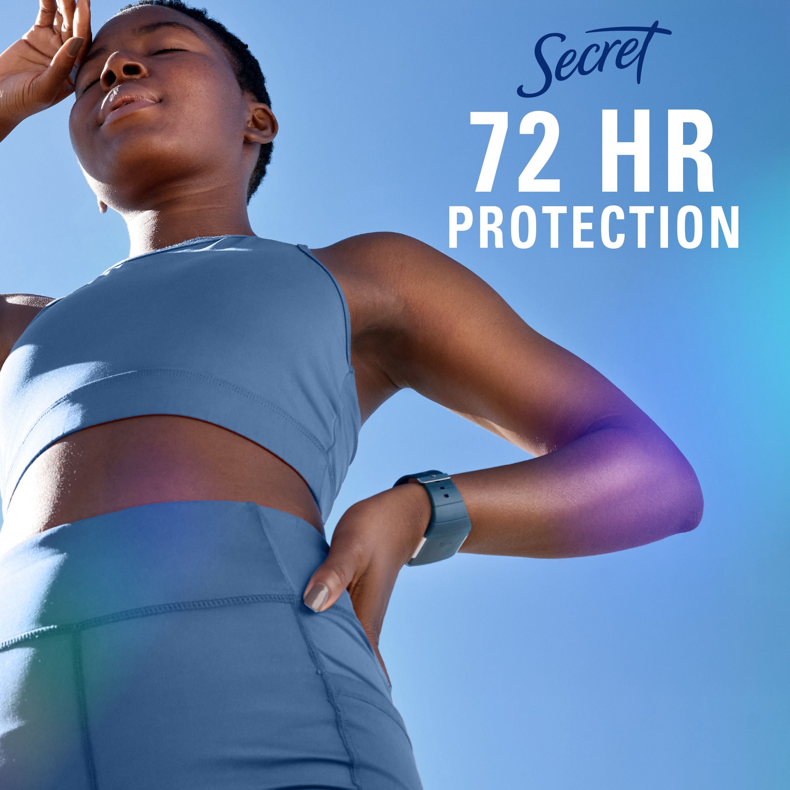 Antisudorifique et Désodorisant Invisible enBâton Secret Thérapeutique Pour Femmes, Réaction Au Stress, 45 g