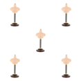 thumbnail image 3 of Baohd Sleek and Practical Male Female Bust Stand PVC Model for Wigs Female A 5Set, 3 of 6