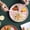 Pink, variant on Jubipavy Dividing Dividing Tableware Set Three Dividing Dessert Breakfast With Spoon Fork Chopsticks