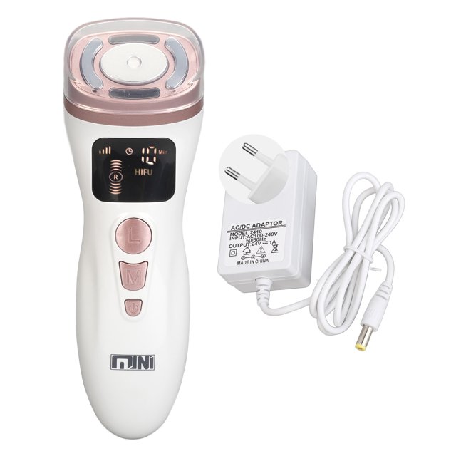 XYCCA Machine de Beauté Visage RF 3 en 1 Mini Raffermisseur de Peau HIFU Microcourant Réduit les Rides Applicateur de Soin du Visage 100‐240v Prise Eu-082102