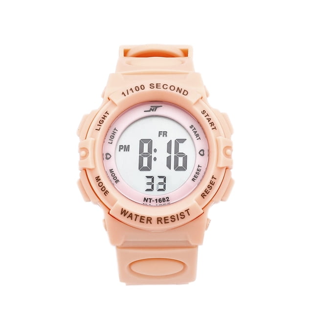 Birdeem Childrens Luminous Water Proof Watch Student Dial Electronic Watch Boys and Girls Multifunctional Watch