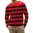 thumbnail image 1 of MesaSe Men Spring And Autumn Button  Neck Solid Color Blouse Long Sleeve Top Bottoming Shirt, 1 of 6