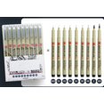 thumbnail image 1 of Precision Micro-Line Pens, 9 Size Black Micro-Pen Fineliner Ink Pens, Waterproof Archival Ink Multiliner Pens for Artist Illustration, Calligraphy, Sketching, Anime, Technical Drawing, 1 of 7