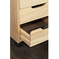 thumbnail image 3 of Craydon Six-Drawer Rolling Storage Cart, Natural, 3 of 9