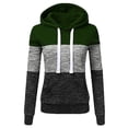 thumbnail image 1 of RKSTN Sweat-Shirt pour Femmes Mode Automne Patchwork Couleur Ample Grande Taille Pull Décontracté Poches Manches Longues, 1 of 4
