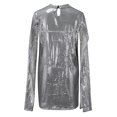 thumbnail image 3 of Ketyyh-chn99 Robes Fluides pour Femmes Robes de Soirée pour Mariage Longue Robe de Soirée Dos Nu Col en V Élégante Robe de Cocktail pour Fête Argent,m, 3 of 5