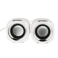 thumbnail image 1 of Beige USB Computer Speakers with Stereo Design and Wired Control for Laptops and Desktops, Plastic, 1 Pair, 1 of 8