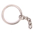 thumbnail image 3 of 100 Pcs Kit d'Anneaux de Porte-Clés en Argent, Anneaux de Porte-Clés avec Chaîne, Pièces de Porte-Clés et Connecteur Accessoires de Pendentif Rond pour Porte-Clés DIY Accessoires de Bijoux, 3 of 8