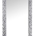thumbnail image 3 of Benzara BM207526 Sparkling Wall Decor with Beveled Edges & Faux Gem Inlay, Silver, 3 of 5