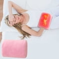 thumbnail image 1 of Meitianfacai Hand Warmer Hand Warmer Bag Solid Color USB Electric Heating New Style Removable And Washable Plush, Pink, 1 of 5