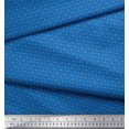 thumbnail image 2 of Soimoi Crepe Silk Fabric Dot & Curve Block Decor Fabric Printed Yard 42 Inch Wide, 2 of 3