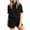 Black, variant on DecSea Womens Two Piece Short Sets for Summer Cute 2 Piece Outfits 2024 Casual Short Sleeve Crop Top And Shorts Matching Sets