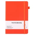 thumbnail image 2 of Blekii A5 Hardcover Lined Journal – 200 Pages (100 GSM), Medium Size for Work, School & Note-Taking Simple horizontal line notebook orange, 2 of 8