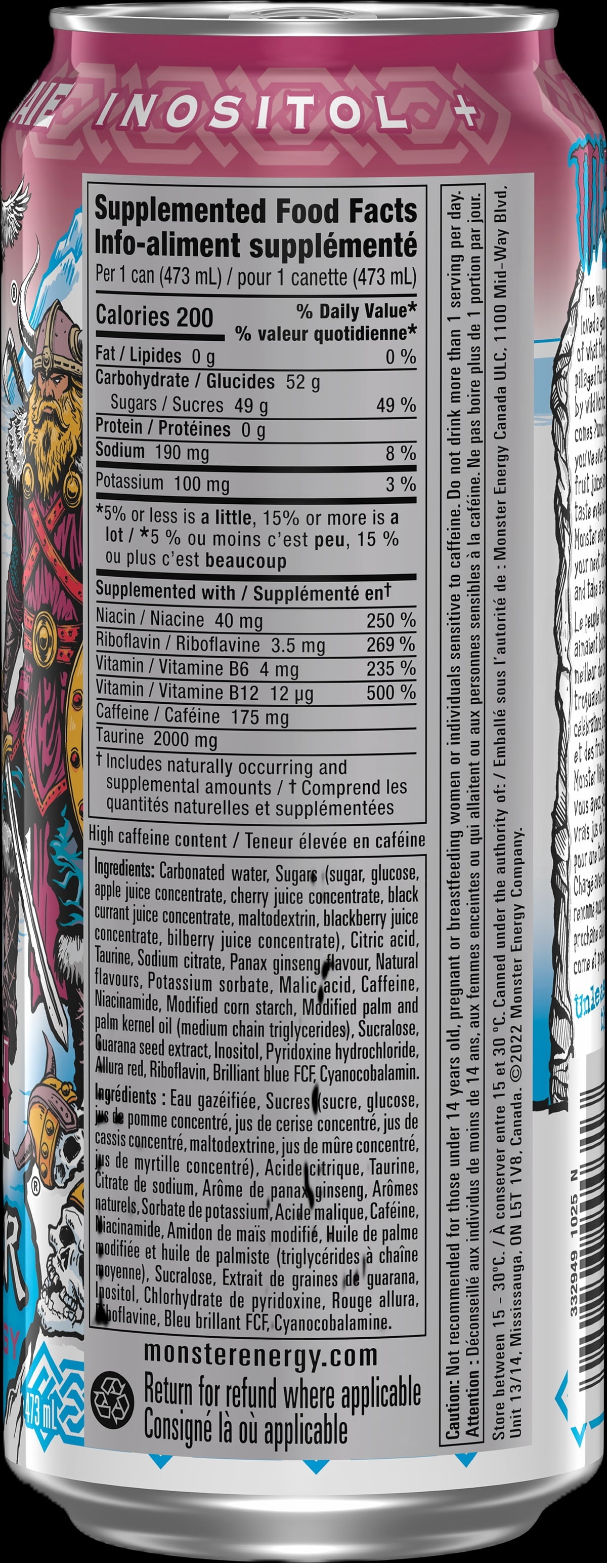 Monster Energy Viking Berry 473ml
