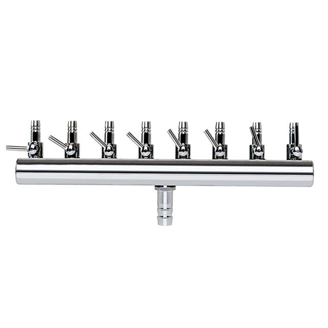 lionlar Cross Aquarium Air Lever Control Valve Air Pump 8 Way