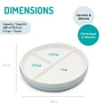 thumbnail image 2 of Melii Ceramic Plate with Silicone Suction Seafoam, 2 of 7