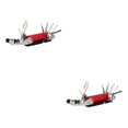 thumbnail image 3 of relayinert Ensemble de Réparation de Vélo 15 en 1 Portable Outil de Réparation de Cyclisme Multifonction Léger Pliant Clé à Douille Hexagonale Rouge 2 Pcs, 3 of 6