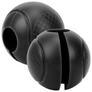 2pcs Barbell Grips,Reduce Wrist Pressure Thick Silicone Dumbbell Adapter Balls Barbell Grip Hand Wrap Ball for Barbell Bar, Dumbbell Bar, Gym Bars