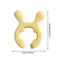 thumbnail image 2 of Fixing Clip Indoor Use for Kitchen Organization with Silicone Cutlery Holder Clip Featuring Deer Horn Shape and Boiling Stopper for Safe Spoon Support, 2 of 4