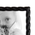 thumbnail image 4 of DesignOvation Saltana 5" x 7" Braided Black Tabletop Picture Frame, 4 of 9
