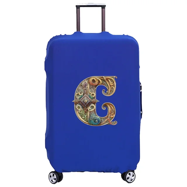 Luggage Cover Washable Case Cover Protective Case Scratch Proof Case Cover Suitable for Graphic Print Pattern Fits 18-32inch 8Graphic Letter C M