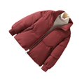 thumbnail image 2 of Redempat Winter Essential Comfortable And Warm Women S Puffer Jacket Easy To Clean Stylish And Fashionable red M, 2 of 6