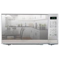 thumbnail image 1 of Total Chef 0.7 Cu Ft Stainless Steel Countertop Microwave, 700 Watts, Digital LED Display, Compact Microwave with Pre-Set Cooking Functions, 1 of 9
