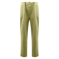 thumbnail image 5 of Mikilon Women Casual Solid Color Pockets Elastic Waist Comfortable Straight Pants, 5 of 5