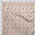 thumbnail image 4 of oneOone Georgette Viscose Orange Fabric Cowboy Sewing Craft Projects Fabric Prints By Yard 42 Inch Wide, 4 of 5