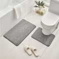 thumbnail image 1 of Bathroom Mat Set, Absorbent Bath Rug, Non Slip Bath Mat Toilet Mat Shower Mat Bathroom Floor Mat, 1 of 2