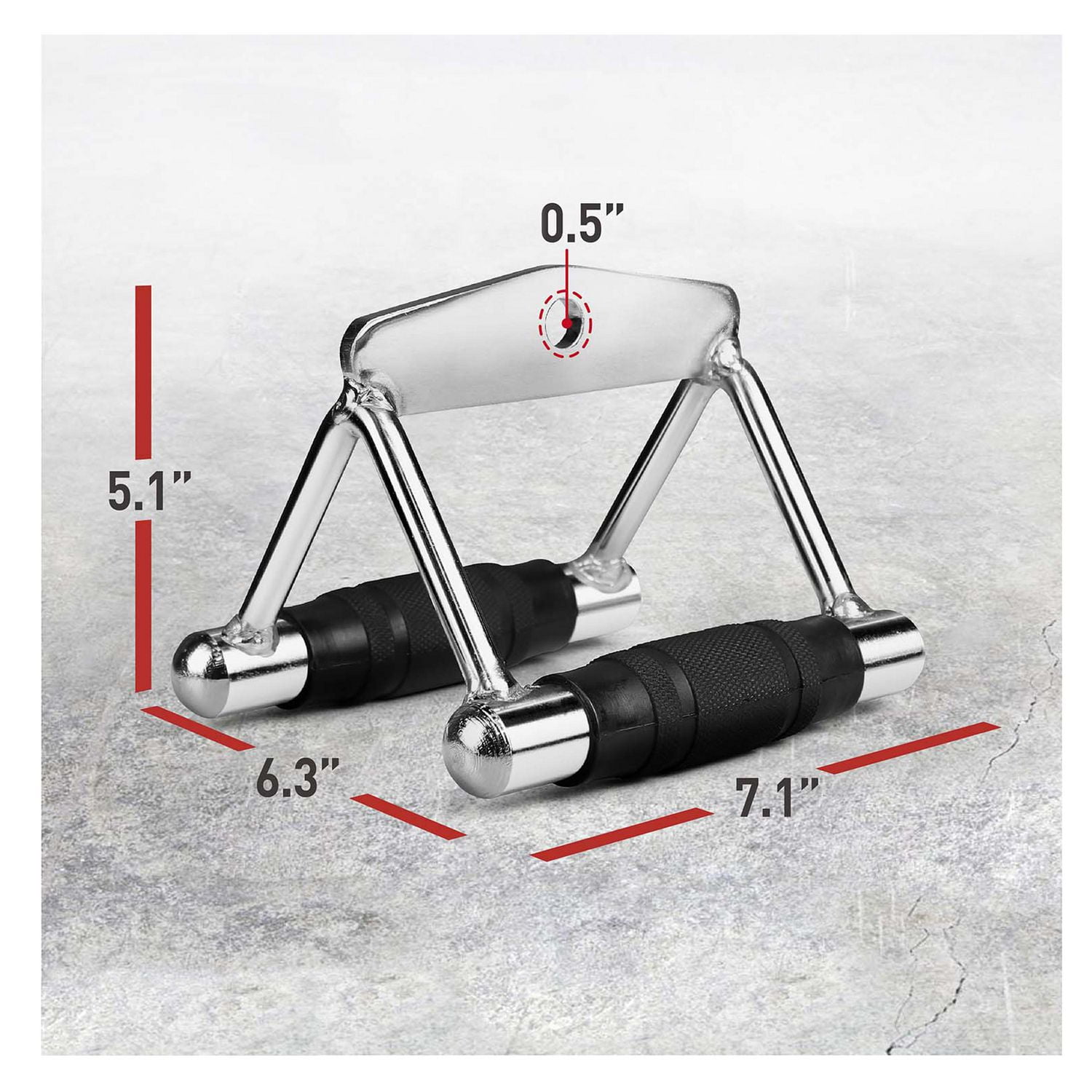Accessoire pour machine à câble à poignée double D CAP Deluxe