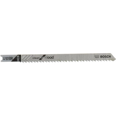 Robert Bosch U101BR Lame de Casse-Tête à Corps en U pour Coupe du Bois de 3,12 Po - Lot de 5