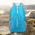 thumbnail image 1 of CxhicLuv Sac à Dos de Randonnée Pliable 12.5x18.5 Pouces Respirant, Résistant à l'Eau, Rangement Multi-Zones – Sac de Cyclisme Léger, Convient à la Randonnée, au Cyclisme, à la Course, Idéal pour les Amateurs de Sports, Bleu, 1 of 9
