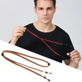 thumbnail image 3 of tredstone Eyeglass Strap Non-Slip Stretchy Universal Rope Eyewear Retainer Sports Light Brown, 3 of 9