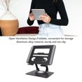 thumbnail image 4 of Support pour Tablette, Support de Tablette Ajustable, Support de Bureau Pliable pour Liseuse Électronique de Tablettes de 5,8 à 12,9 Po, avec Base Rotative à 360, 4 of 7