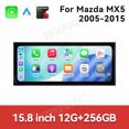 thumbnail image 3 of TPXINXIN 15.8 inch Android 15 Car Radio For Mazda MX5 2005-2015 HD Multimedia Video Player Navigation GPS DVD 4G DSP Stereo Bluetooth, 3 of 15