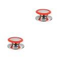 thumbnail image 3 of kurtrusly Stainless Steel Anti-scald Pot Cover Knob Replacement Household Kitchen Pan Lid Handle Upgrade Modified Accessories Red Large 2Set, 3 of 6