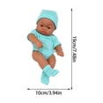 thumbnail image 3 of EGNMCR Room Decor, Home Decor, Wall Decor 7.87 Inch Soft Newborn Baby Dolls Vinyl Baby Dolls With Clothes Set Including Pacifier Realistic Doll Look Real Doll Doll, 3 of 7