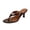 Brown, variant on Anmrize Women's Sandals, Stiletto Heel Shoes, Flip Flop Sandals, Summer Dress Shoes, Women's Kitten Heels Flip Flops Square Toe Low Heels Slip On Comfortable Summer Thong Heeled Sandals, Brown 9
