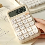 Suncoda Small Calculator, Small Sugar Cubes Calculator 12 Digit Office Cute Creativeness Small Portable Accounting Office Computer