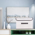 thumbnail image 1 of Yhmxh Home Rangement-Bacs de Rangement Contenant de Rangement Boîte de Rangement Pliable avec Couvercle 2 Pcs (Grande + Petite) Boîte de Rangement en Tissu avec Couvercle, Boîte de Rangement pour Garde-Robe, Organisation de la Pièce, Rangement de Bureau, Rangement pour Jouets, 1 of 5