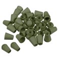 thumbnail image 1 of Unique Bargains Bell End Stopper, 50 Pack Cord Rope Lock for Drawstring Bag, Olive, 1 of 5